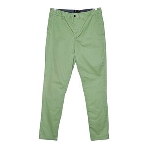 Simons Le 31 Apple Green Organic Cotton Chino Pants men's 32 X 33L